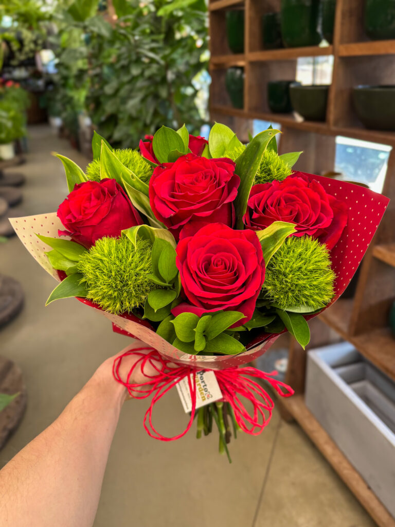 Buquê de Rosa Importada e Dianthus - Cod. 70729 R$ 239,90